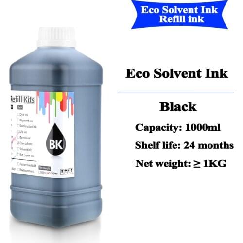 250ML 500ML 1000ML Eco Solvent Ink for Mimaki JV33 JV34 CJV300 JV3 JV5 CJV150 CJV160 CJV30 Printer