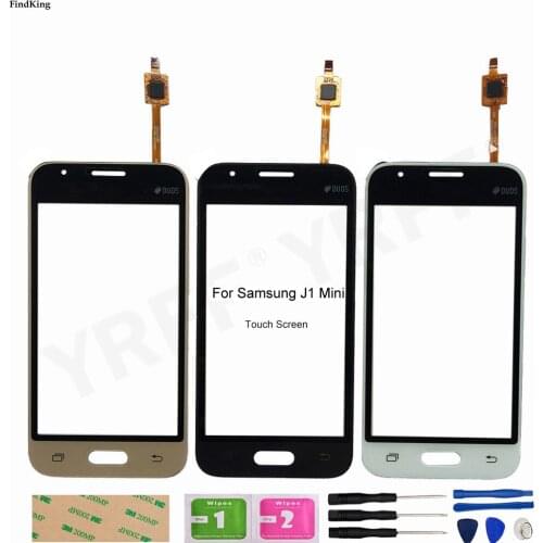 J105 Touch Screen For Samsung Galaxy J1 Mini J105 SM-J105Y J105H J105M/DS TouchScreen Sensor Digitizer Panel Lens Front Glass