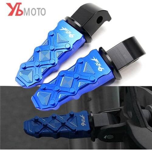 Foot Pegs Rear Passenger Footrests Fit For Yamaha FZ6 FZ6R 2004-2019 Motorcycle Modified Accessorry