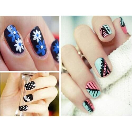 Hot Diy One Step Nail Polish Pen For 3d Nail Art Diy Decoration Nail Art Pen For Girls Women Nail Supplies For Professionals