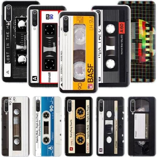 Vintage Magnetic Tape Cassette Phone Case For Xiaomi Redmi Note 10 9 8 Pro 9S 8 8T 7 6 5 6A 7A 8A 9A 9C 4X S2 K20 K30 Art Cover