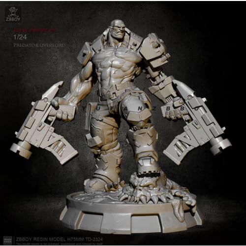 75mm Resin Figure Kits Marauder Overlord Model Self-assembled TD-2324