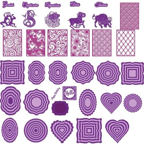 Laced Frames Sets Metal Cutting Dies For DIY Scrapbooking Photo Album Embossing Paper Cards Making Crafts