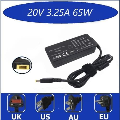 New USB AC Adapter Charger Power Supply 20V 3.25A 65W for Lenovo G50 G50-45 G50-30 80E501JEUS Laptop