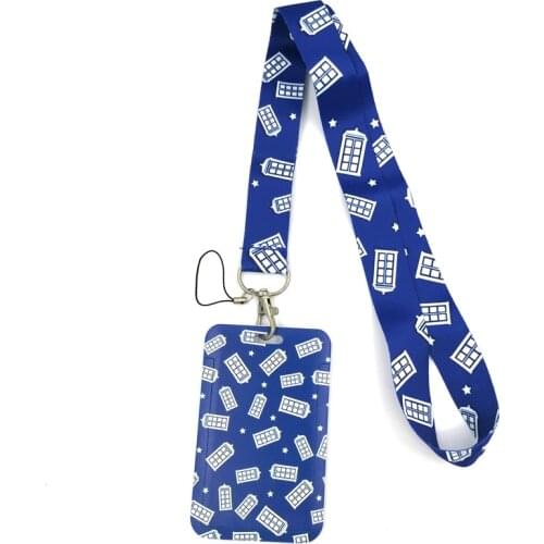 Creative Lanyard Card Holder Student Hanging Neck Phone Lanyard Badge Subway Access Card Holder Accessories