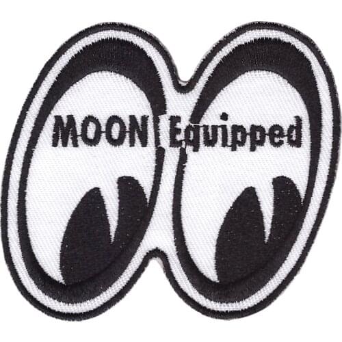 Custom Moon Equipped Eyeball Eye High Quality Custom Jacket Patches