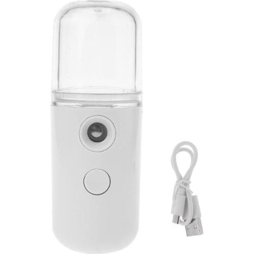 Portable USB Rechargeable Nano Humidifier Cooling Mist Sprayer Nano Facial Steamer Beauty Device A6HB