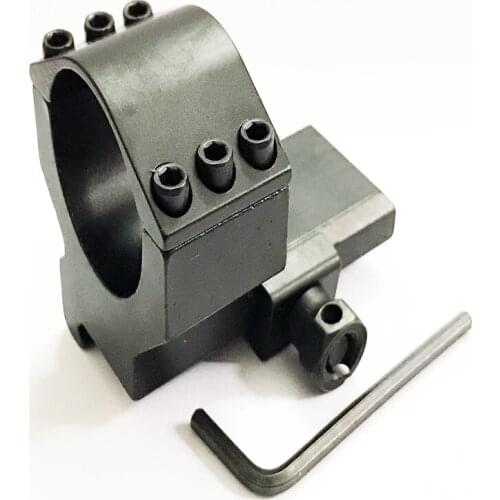 Tactical L Shape Offset Cantilever Scope Gun Mount 30mm Ring Aluminum Heavy Duty Fit 20mm Picatinny Weaver Rail Hunting