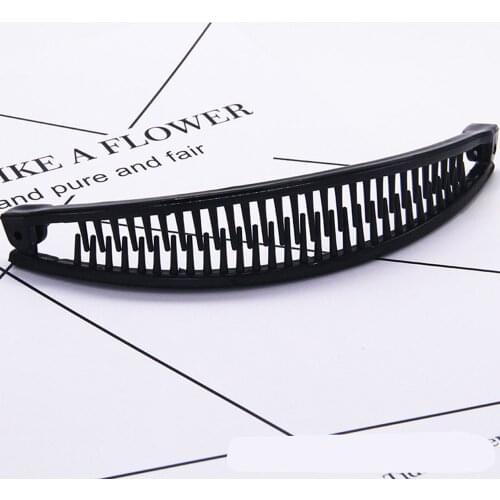 Fashion Hair Claws Clip Fish Shape Banana Barrettes Plastic Hairpins For Women Hair Clip Clamp Hair Accessories