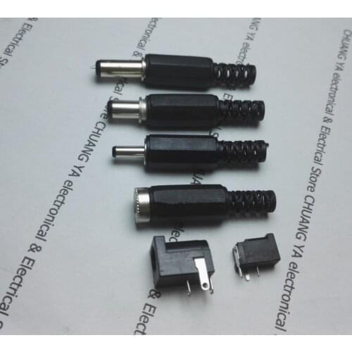 3.5-1.1 / 1.35mm 5.5-2.1 / 2.5MM direct-current DC power Plug socket connectors