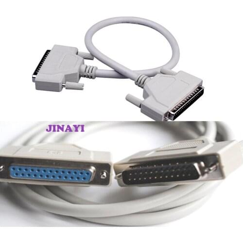 5PCS 25 Pin DB25 Male to DB25 Female Parallel Printer Cable 1.5m Connector