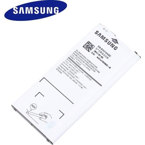 SAMSUNG EB-BA510ABE For Samsung GALAXY A510 2016 A5 2016 Version Authentic Phone Battery 2900mAh Replacement Phone Battery