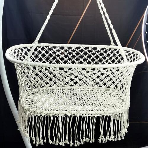 Hand-Woven Mesh Baby Cradle Swing Hammock