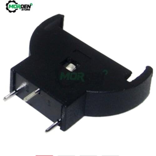 10pcs Plastic CR2032 2032 3V Cell Coin Battery Socket Holder Case Lithium Button 3Pin Holder Case CR batteries