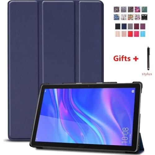 Case For Huawei Mediapad M5 10.8" Smart PU Leather Case For Huawei Mediapad M5 Pro 10.8 inch Free Gift for Soft Flim Stylus pen