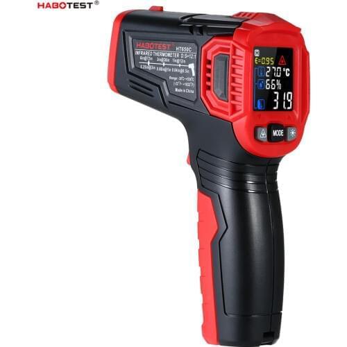 Digital Infrared Thermometer Hygrometer Weather Station Temperature Humidity Ambient Meter Laser Thermometre Tермометр