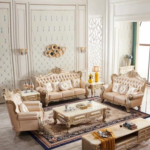 Living Room Sofas Luxury European Furniture
