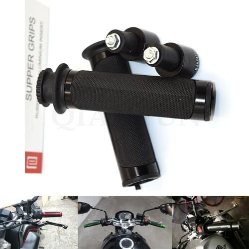 For 7/8'' Motorcycle Handle bar CAPS / Handlebar Grips CNC 22MM Universal For SUZUKI GSXR600/750 GSX-R 600/750 2011 2012 2013 14