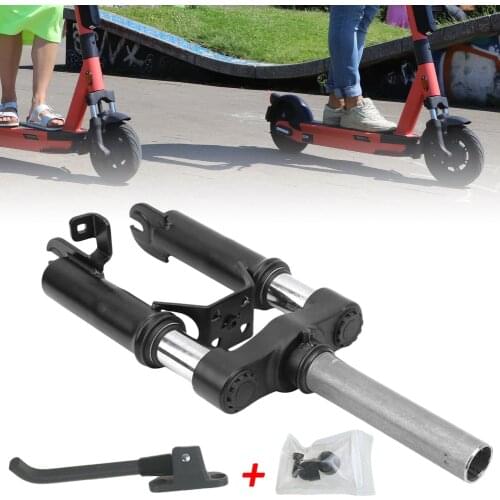 Electric Scooter Suspension Front Fork Shock Absorber with Kickstand for Ninebot G30 Max Scooter Shock Absorption Accessories