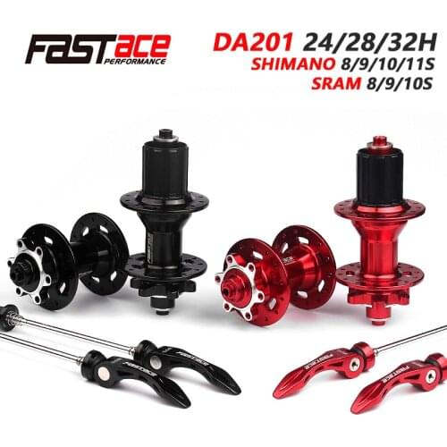 Fastace Hub DA201 DA207 High Quality Sealed Bearing Disc Brake Hub 24/28/32 Holes Mountain Bicycle Hubs 8/9/10/11 Speed MTB Hub