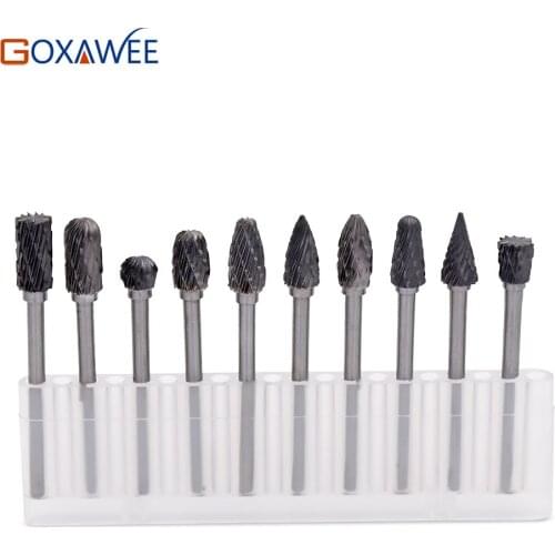 1pc/pack Dremel Accessories Milling Cutter Engraving Bits Tungsten Steel Carbide rotary file burs for Dremel rotary tools