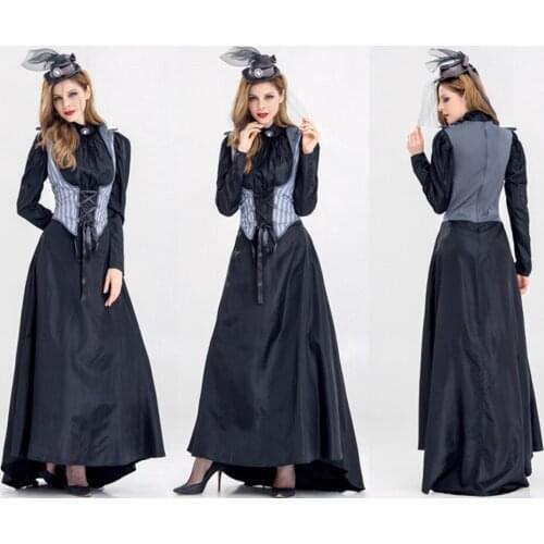 Halloween Carnival Countess Vampire Countess European noble dress Noble and elegant dress suitable for any figure