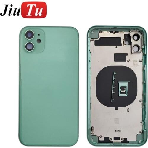 Jiutu Back Housing For iPhone 8G 8 Plus X Back Middle Frame Chassis Full Housing Assembly Battery Cover Door Rear