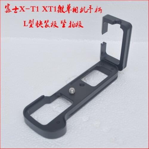 L-shaped Vertical Shoot Quick Release Plate Hand Grip Holder L Bracket Tripod Ballhead Support for Fuji Fujifilm X-T1 XT1
