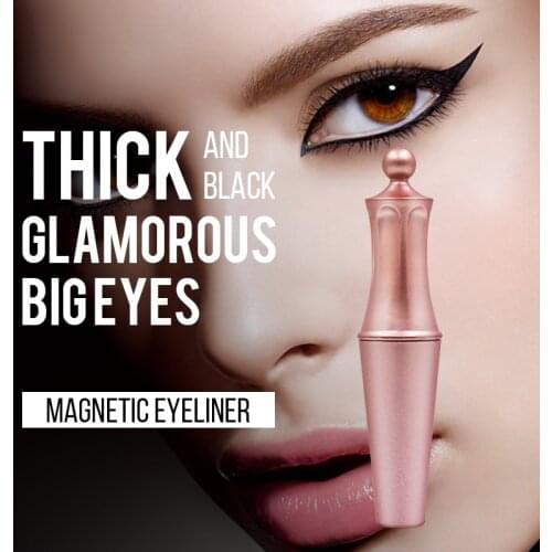 Magnetic Eyeliner for 3D Magnets Magnetic Eyelashes Fast Drying Easy to Wear Long-lasting Liquid Eyeliner Waterproof Sweat-proof
