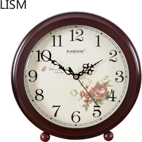 Mechanism with Pendulum Quartz Silent Round Wall Clock Quartz Silent Decoracion Para El Hogar Digital Clock Alarm Clock