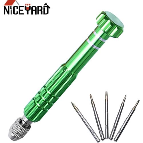 NICEYARD 5 in 1 Pen Style Mobile Phone Repair Tool Kit DIY Mobile Phone Accessories Screwdrivers Cell Phone Opening Tools Set