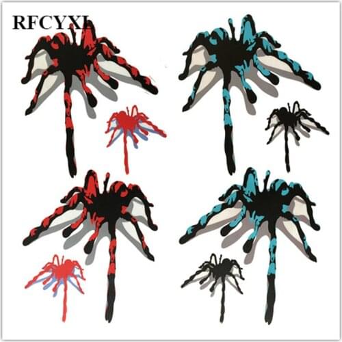 Car Sticker Simulation Animals Stickers for Spider Auto Body Motorcycle 3D Decal Car Styling Accessories