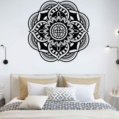 Mandala Wall Decal Living Room Stickers Bedroom Decor Home Decoration Buddhist Hindu Religion Murals Exquisite O40