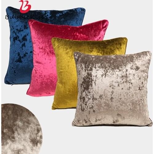 Bubble Kiss 45X45cm Gold Velvet Cushion Cover Home Decor Pillow Case Multi-density Quality Pillow Cover for Sofa Home Decor