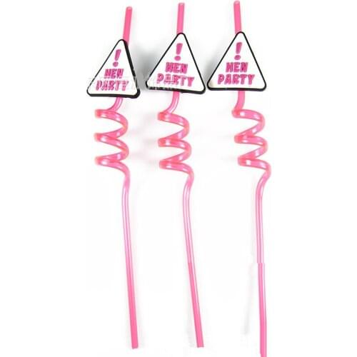 Single Party Silicone Style Straw Hen Party Letter Dance Drink Straw Art Shape Straw Funny Novel Bar Joy Enjoy