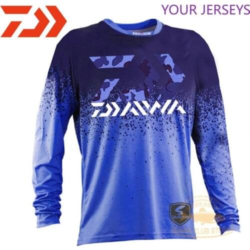 Daiwa Autumn Fishing Jersey Quick Dry Long-sleeve Clothing Breathable Outdoors T-Shirt Spring Clothes Pesca DAIWA Pesca Camiseta