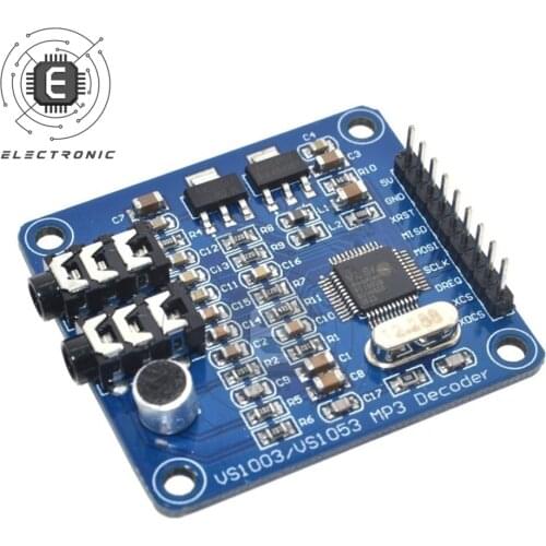 VS1003B VS1053 MP3 Decoding Module Development Board VS1053b VS1053 IC Onboard Recording Function SPI Interface