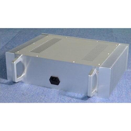 Silver Handle Full aluminum amplifier chassis / Class A amplifier case / AMP Enclosure / case / DIY box (430*315*120MM)