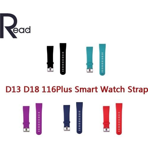 Replacement Strap For D13 D18 Smart Watch Strap 116 Plus Bracelet Band Smart Wristband For 115 plus Watchband Wriststrap