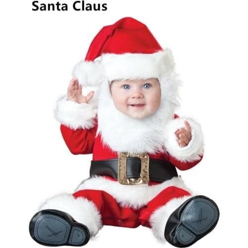 Christmas Costume Santa Claus Cosplay Party Costume Gifts for Childs