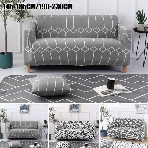 Super Stretch Sofa Cover Fabric Couch Chair Cover Washable Armrest Sofa Cover With 1 Pillowcase Furniture Protector Cover