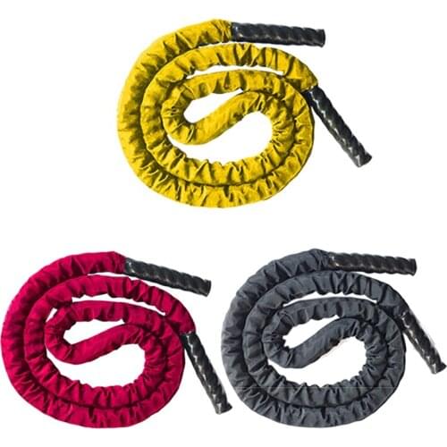 Fitness Heavy Jump Rope 2.8M Heavy Thick Skipping Rope Training Fitness Weighted Strength Rope for Effective Work