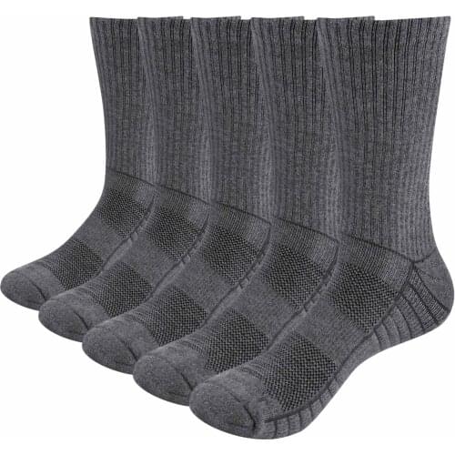 YUEDGE Mens Black Socks
