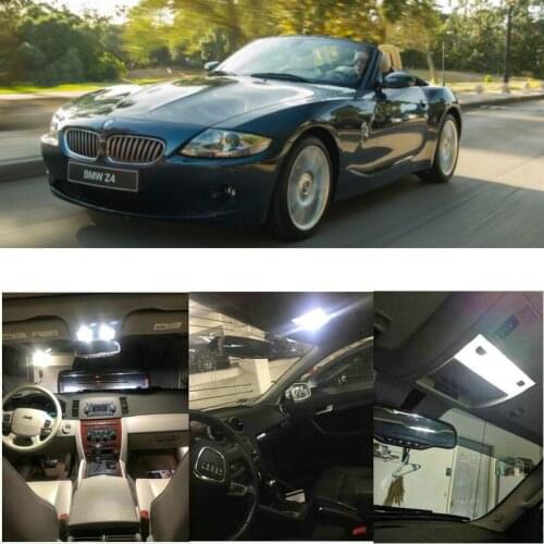 11x LED interior lighting complete set For BMW Z4 E85 Roadster reading light rear lights error free