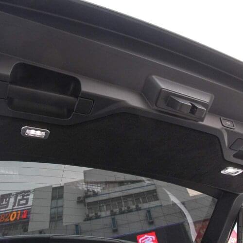 For Land Rover Range Rover Sport 2014-2017 ABS Chrome Rear Tail Door Lamp Decoration Frame Trim 2pcs