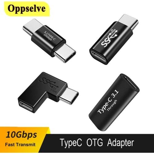 2 In 1 OTG Power Connector Type C 5A 10Gbps High Speed Data Transmitter Fast Charge Adapter Audio Video Type C Adapter For Phone