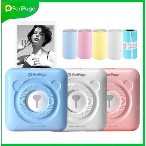 203dpi A6 Portable Thermal Bluetooth Printer 58mm Mini Wireless POS Thermal Picture Photo Printer for Android IOS Mobile Phone