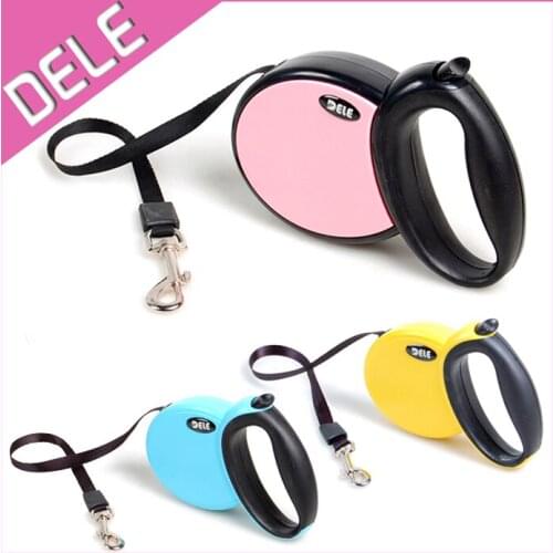 50Pcs/Lot 3M 4M 5M Flexible Retractable Extending Pet Dog Cat Leads Leash Automatic Retractable Dog Leashes
