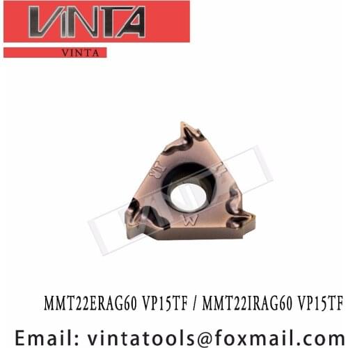 Free Shipping! MMT 22ER AG60 VP15TF / MMT 22IR AG60 VP15TF CNC Carbide Inserts Milling Turning Blades Grooving Plates Cutters
