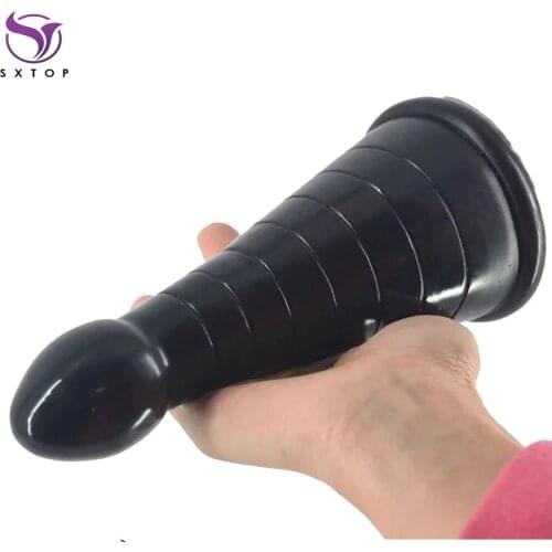 Big Anal Plug Christmas Hat Large Dildo Butt Plug Anal Toys Massage Adult Sex Products Penis Flirt Masturbate Sex Shop